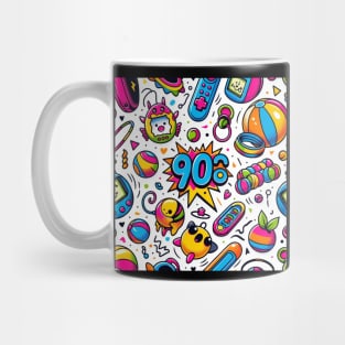 Retro 90s Vibe - Vintage Style Fashion Tee Mug